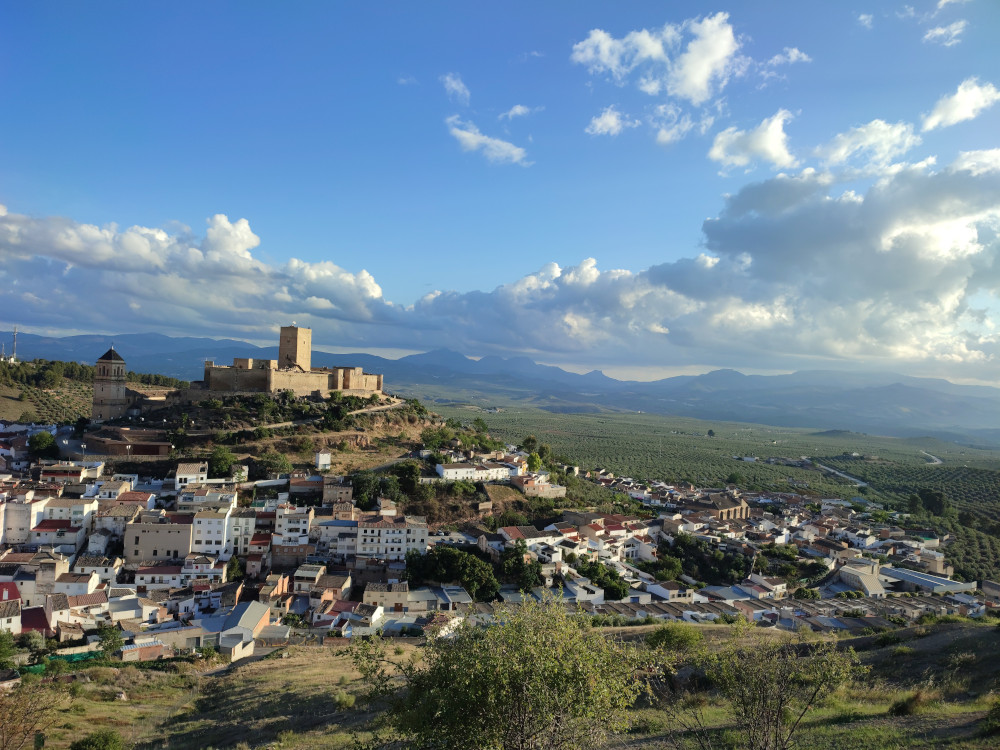 Mirador desde la pedrera a Alcaudete